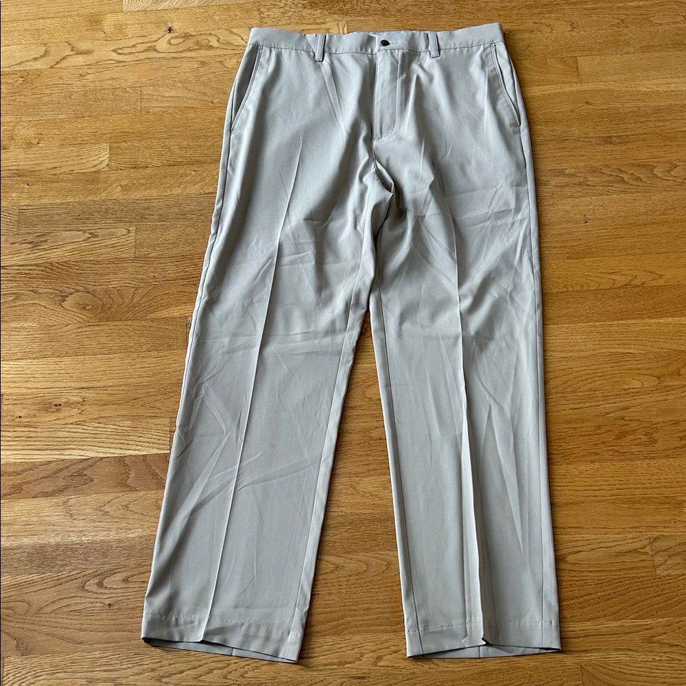 Callaway Mens Performance Athletic Golf Stretch Pants 34x34 Beige Khaki Tan